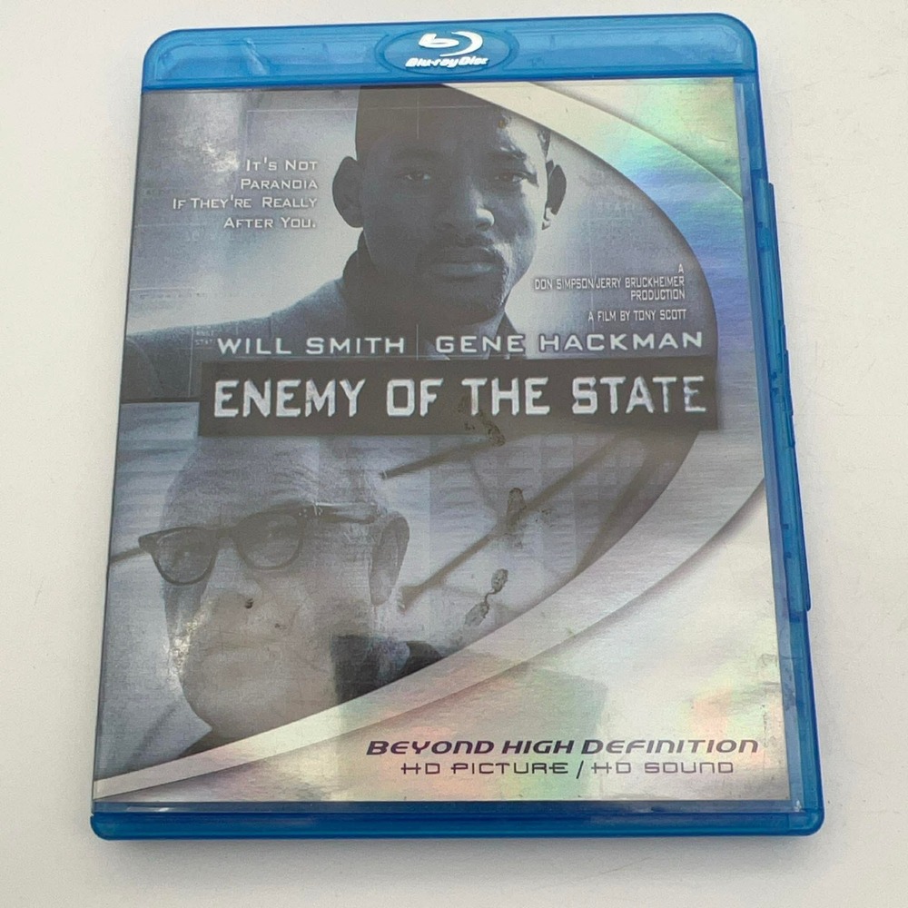 Enemy of the State Blu-ray Will Smith Gene Hackman‎ Action Thriller Movie
